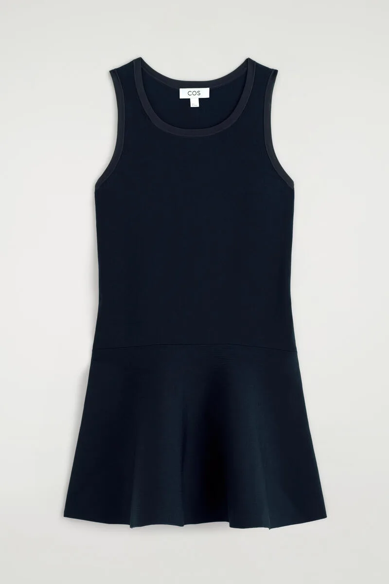 Flared Knitted Mini Dress by COS