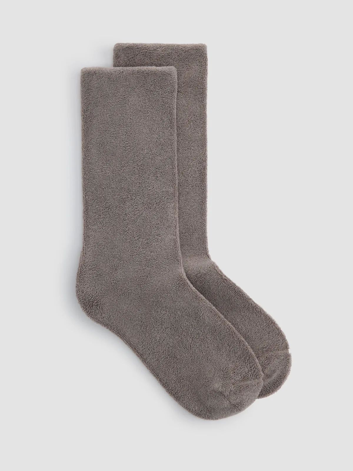 Loopy Cotton Terry Crew Sock by EILEEN FISHER