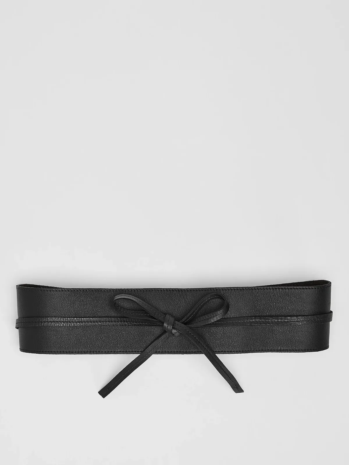 Buttery Leather Wrap Belt