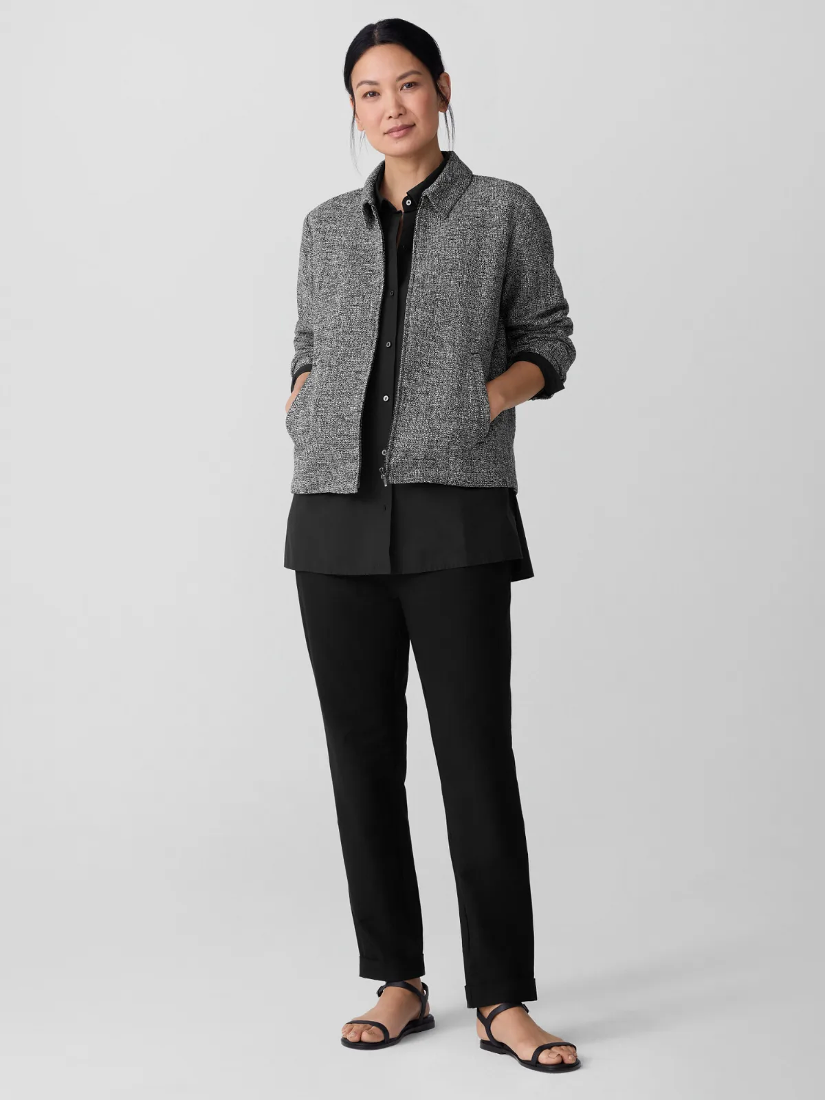 Organic Cotton Tweed Jacket