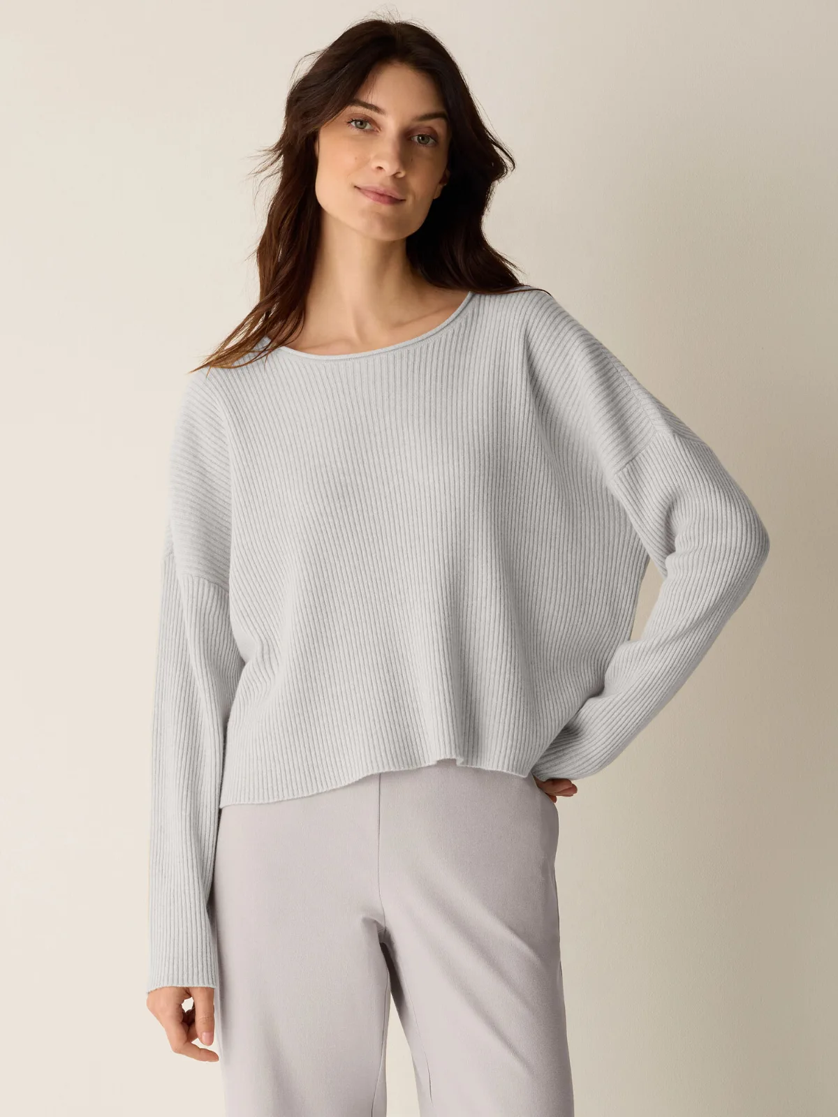 Italian Cashmere Crew Neck Top