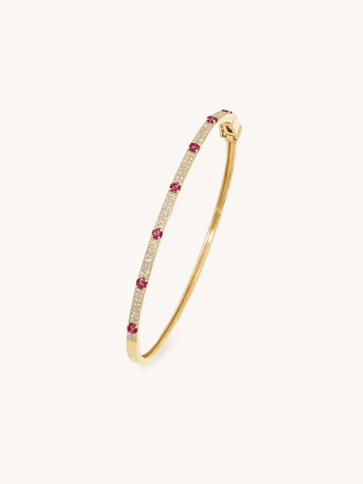 Rolling Gemstones Bangle by The Gold Album