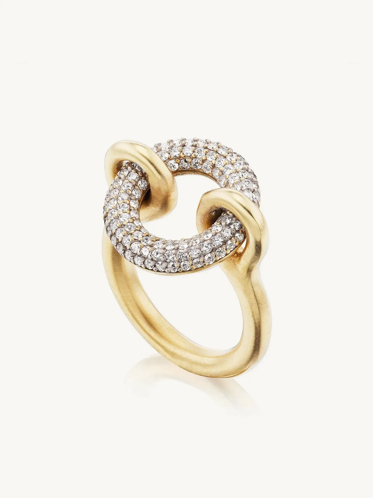 Arco Spinning Ring 18k Yellow Gold / Diamonds