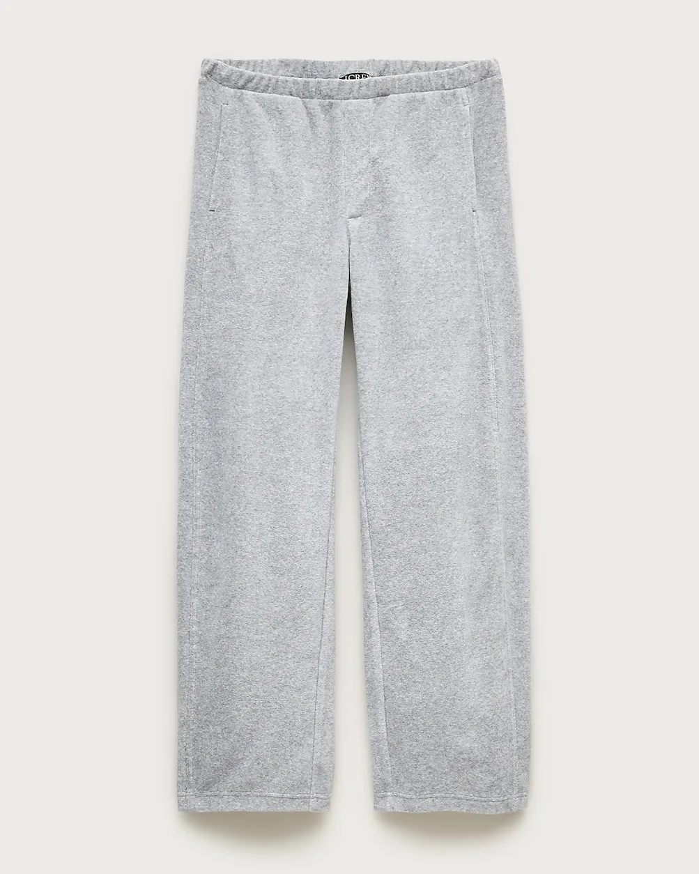 Towel Terry Barrel-Leg Sweatpant