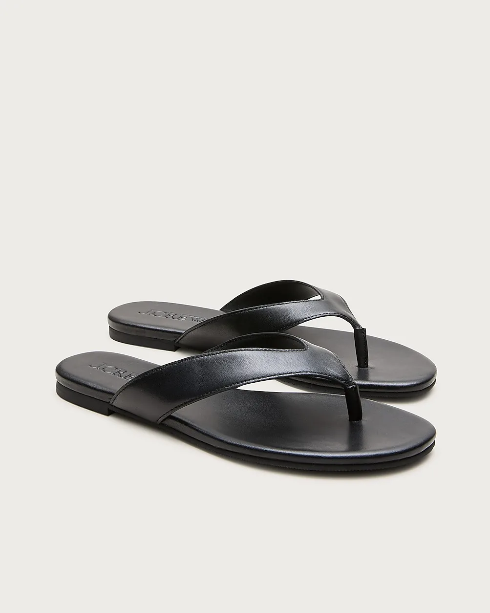 Audrey Slim Thong Sandals in Leather