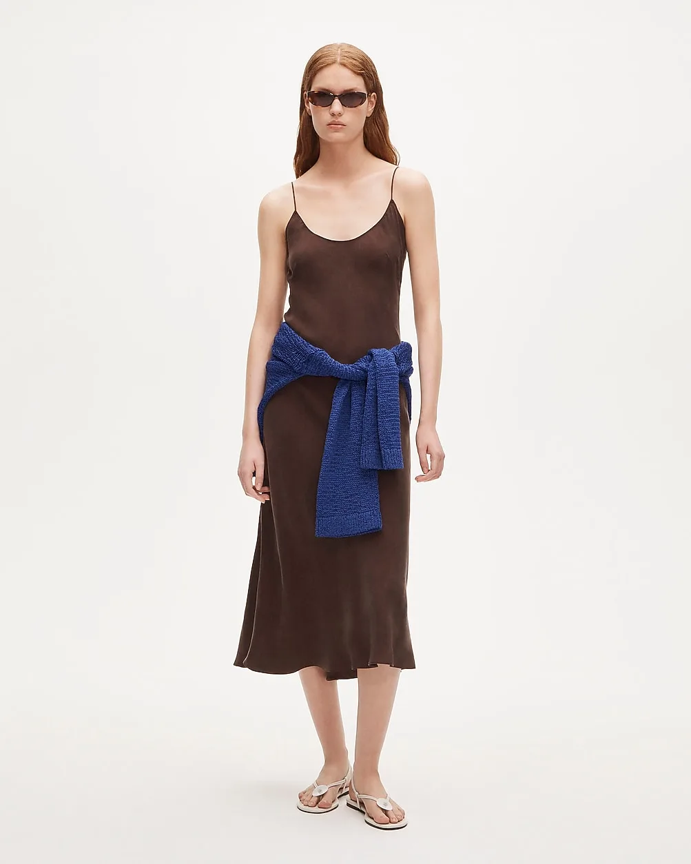 Gwyneth Slip Dress in Cupro Blend