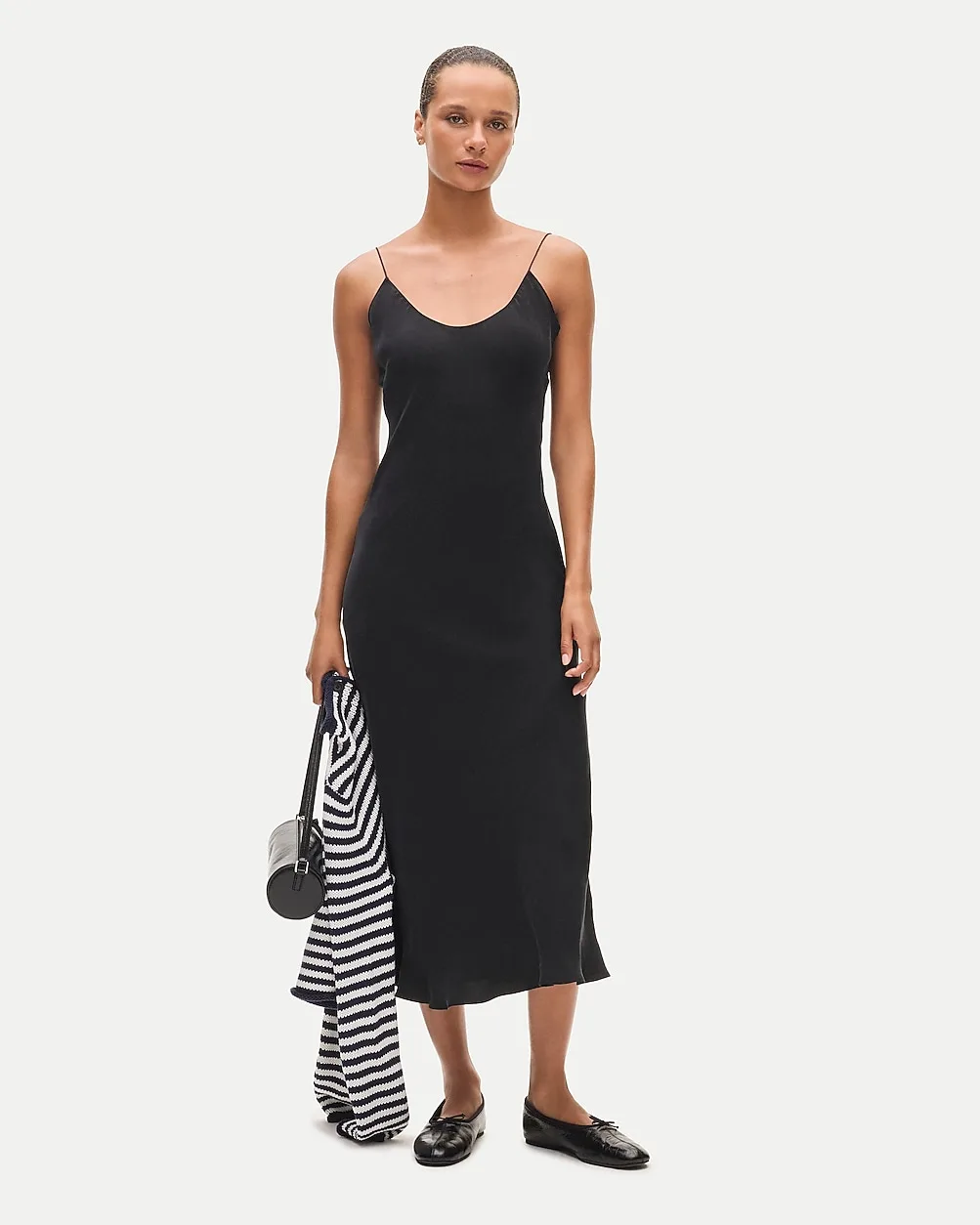 Gwyneth Slip Dress in Cupro Blend