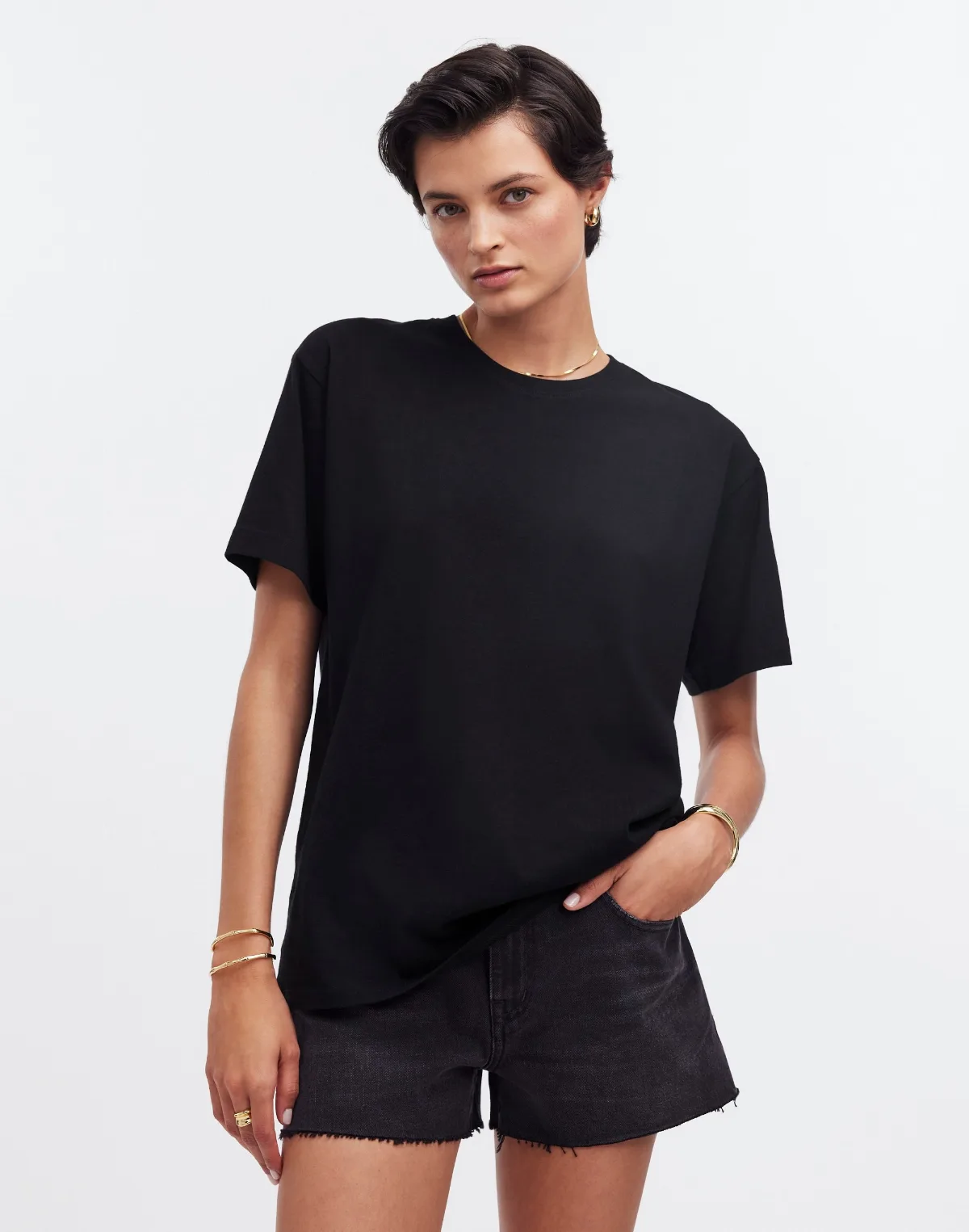 Cotton Relaxed Oversized Tee