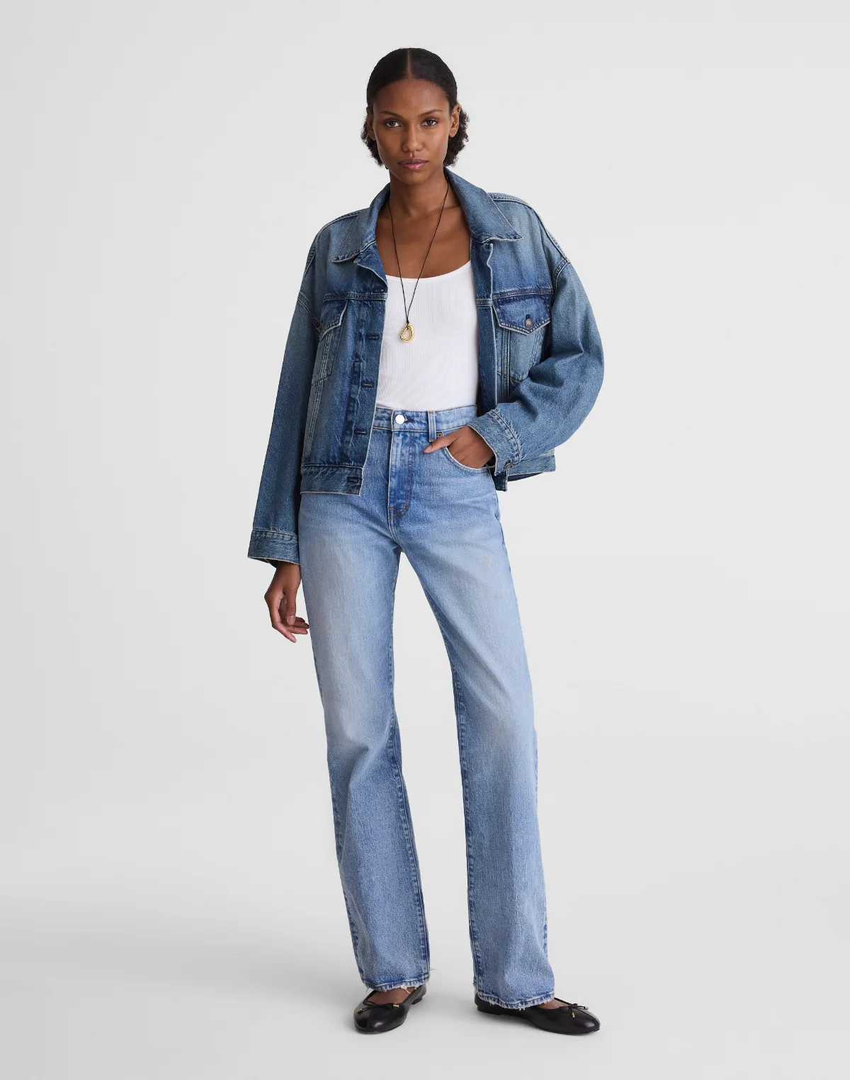 Relaxed Bootcut Jeans by MW