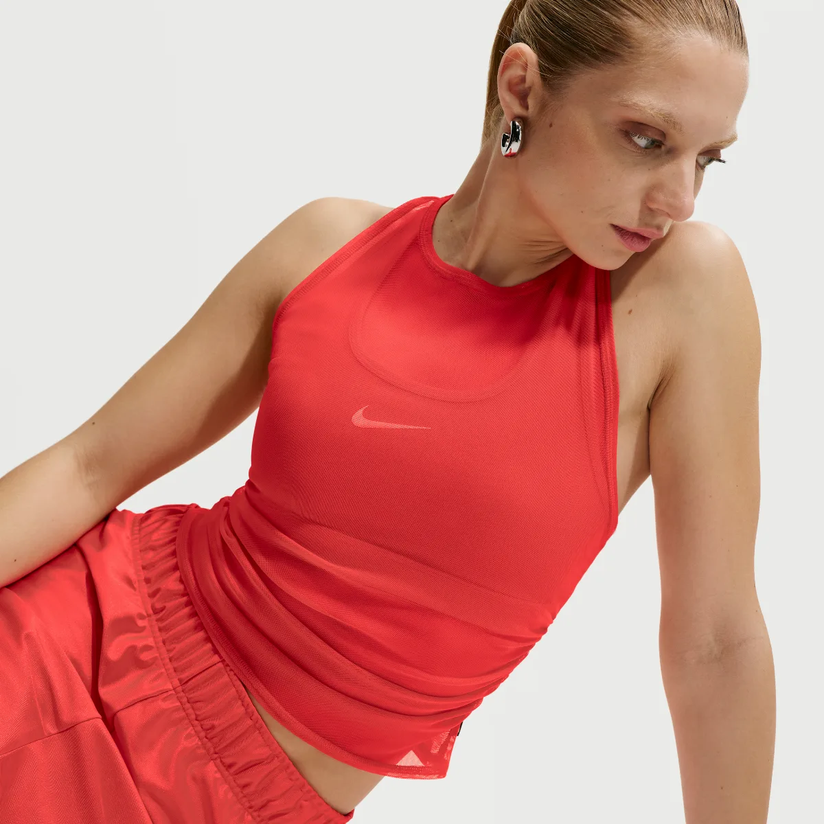 Sportswear Tight Sheer Tank Top