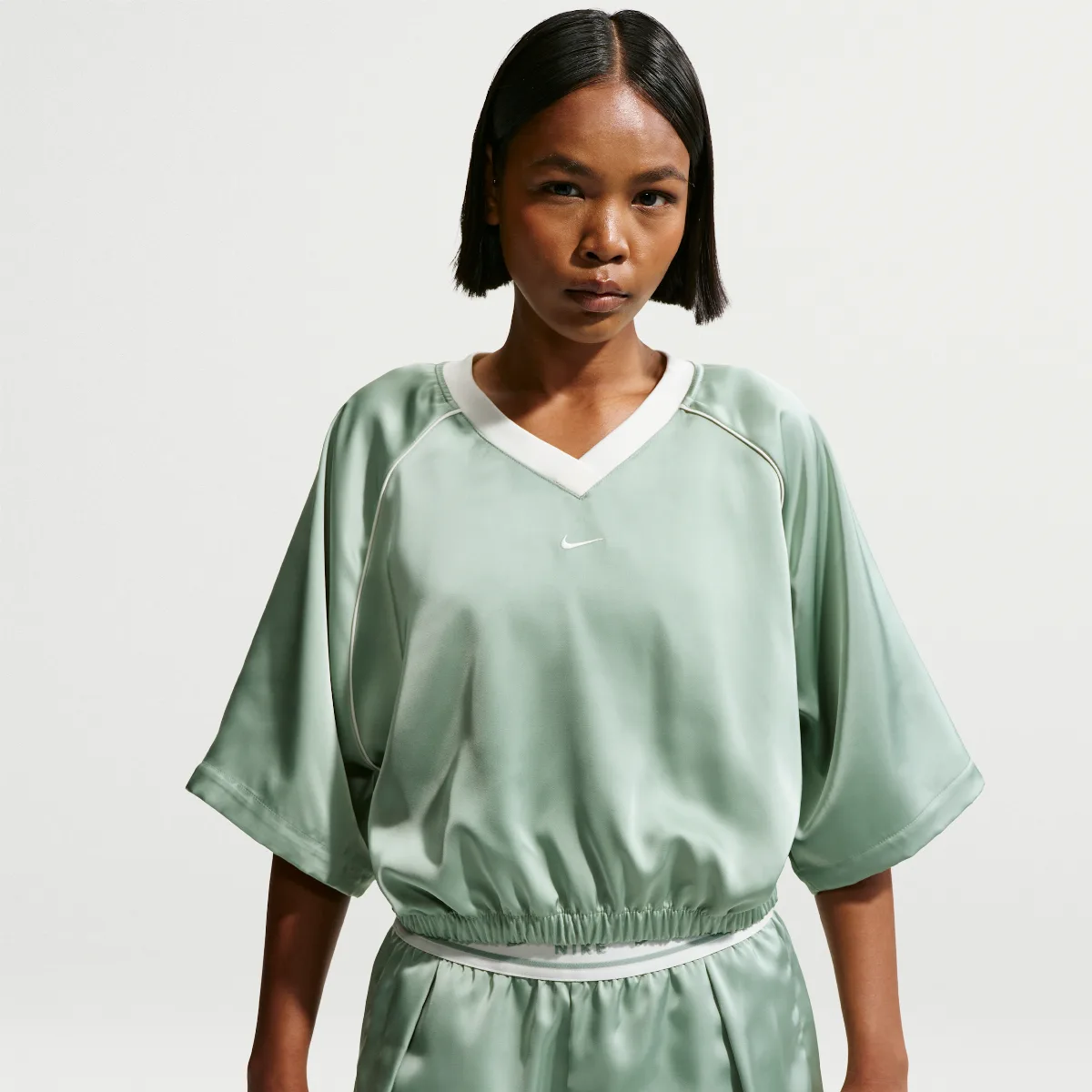 Sportswear Oversized Satin Top by Nike