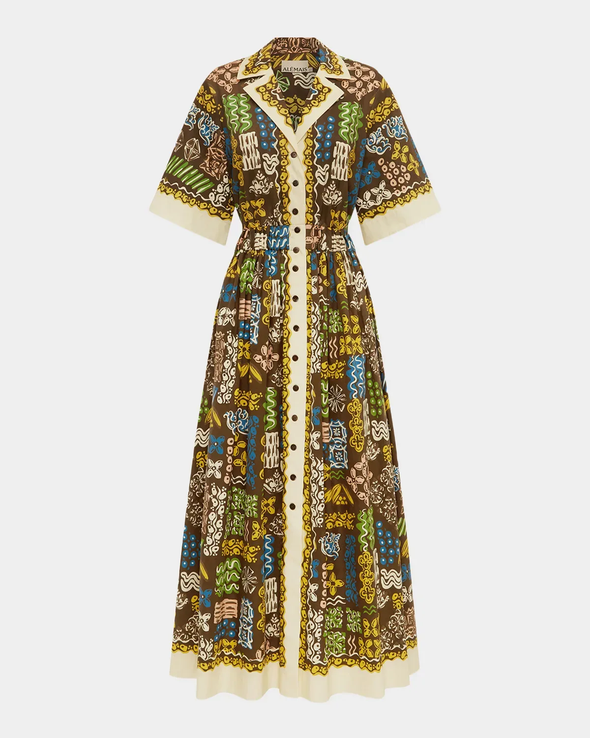 Minnie Cotton Midi Shirtdress