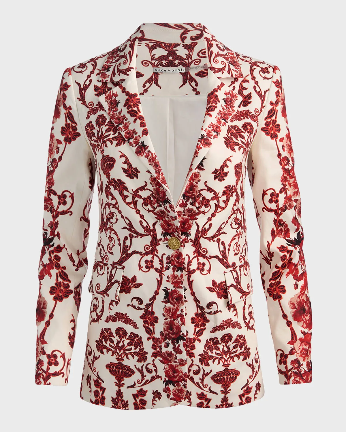 Macey Notch-Collar Blazer