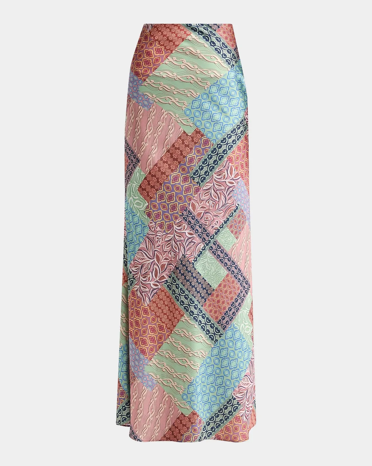 Sienna Printed Bias-Cut Maxi Skirt
