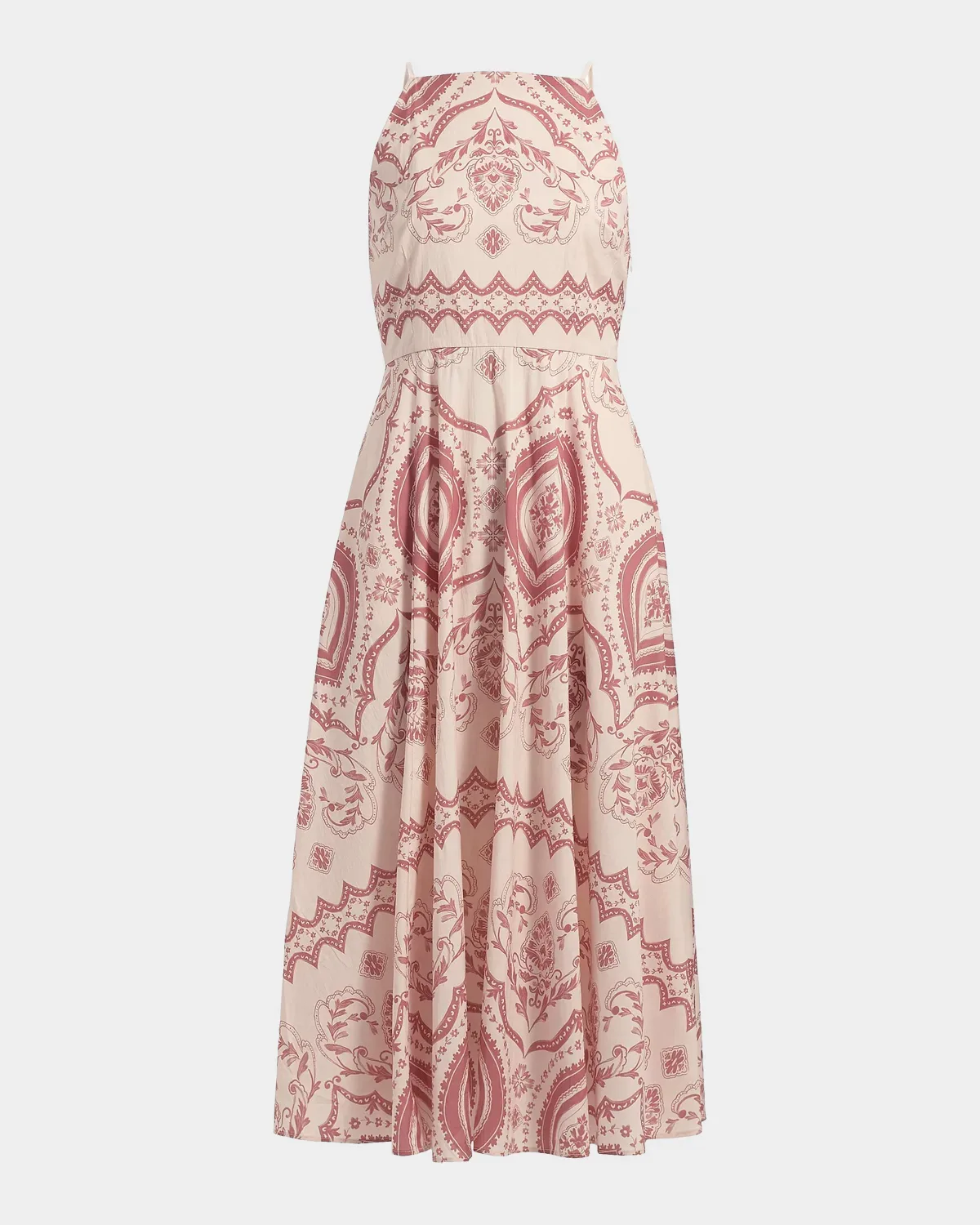 Amity Printed Cotton-Blend Midi Dress