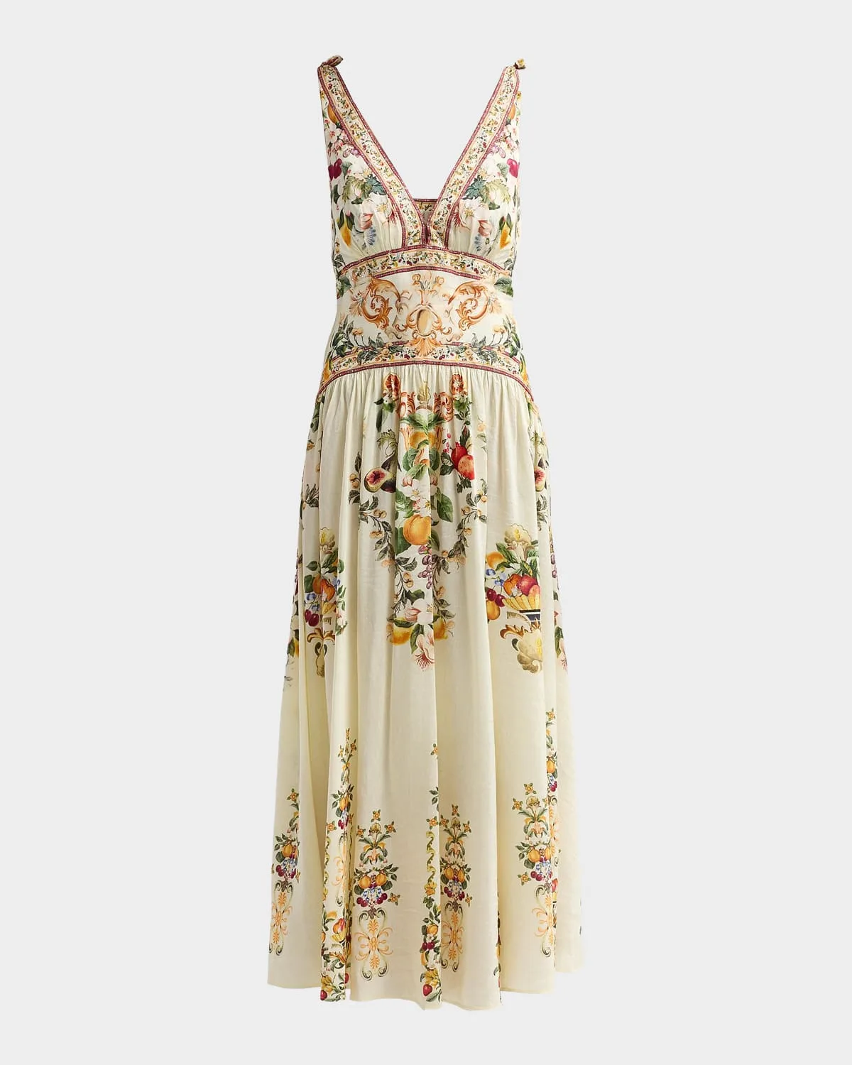Vintage Floral Maxi Dress