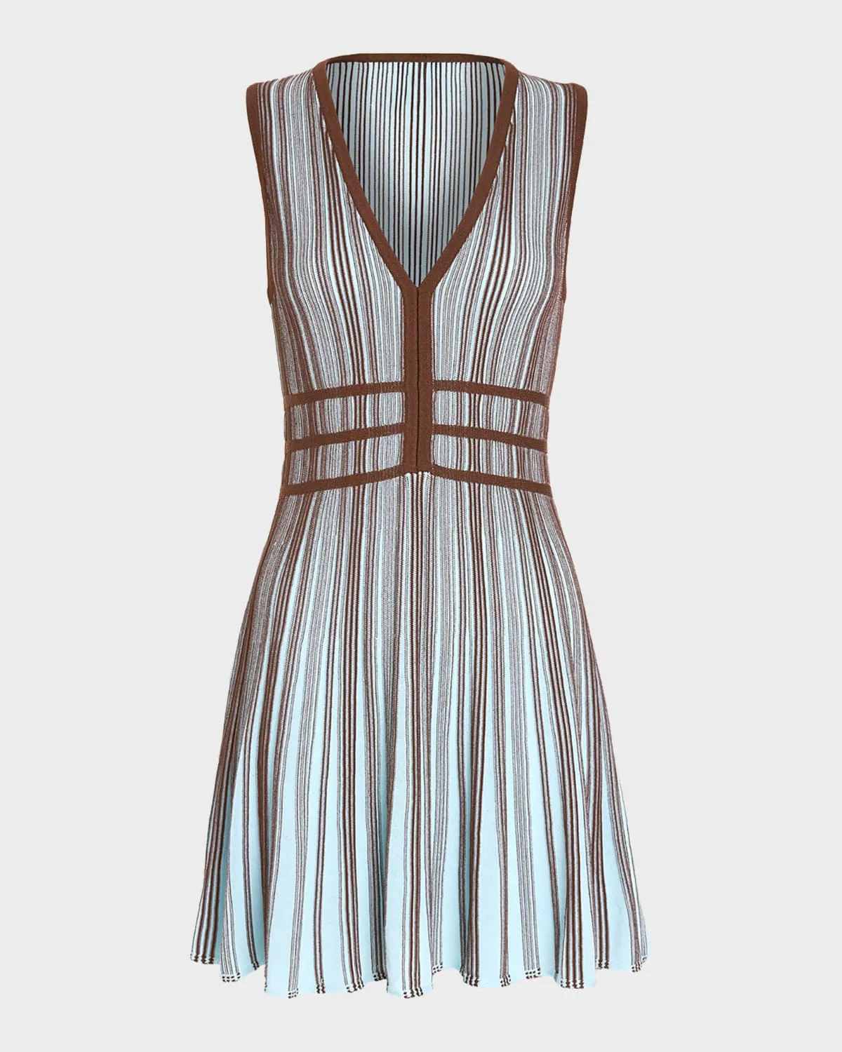 Aria Striped Knit Mini Dress