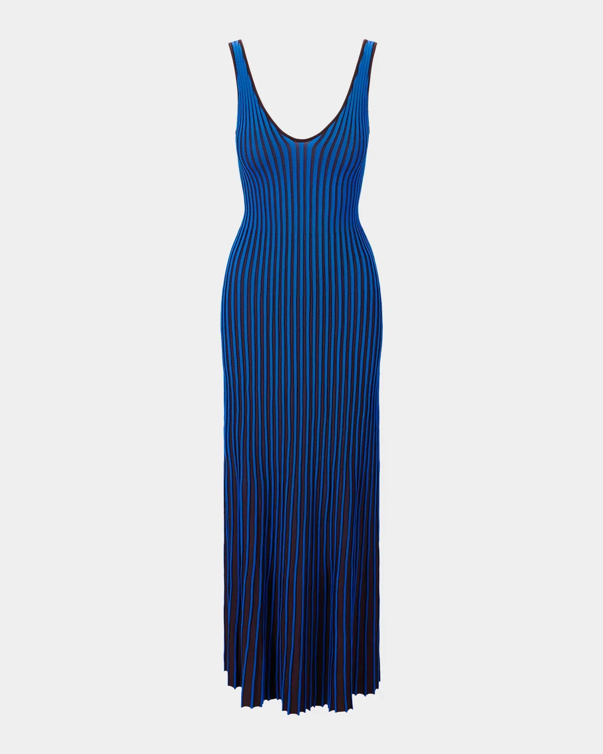 Claretta Rib-Knit Maxi Dress