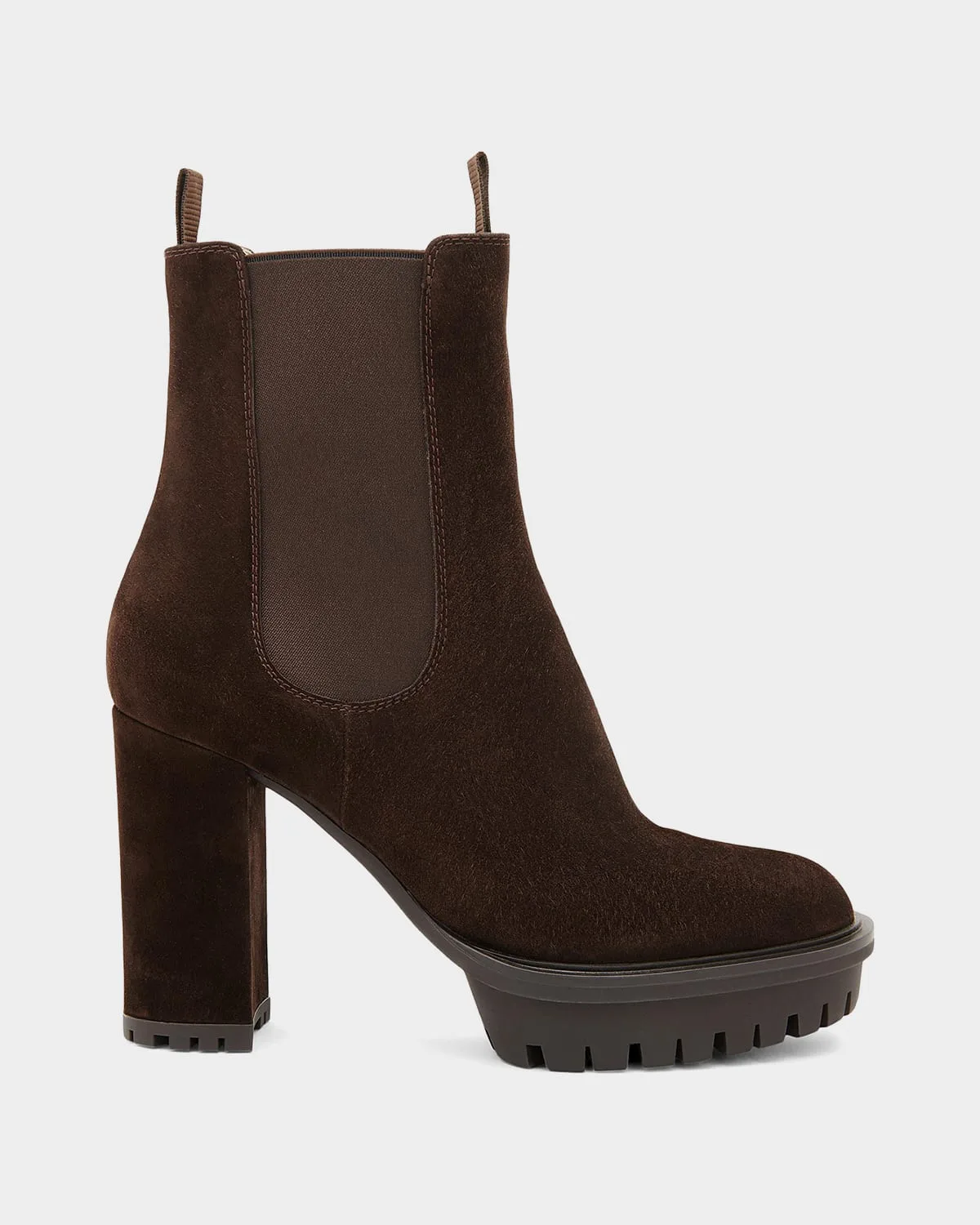 70mm Suede Chelsea Boots by Gianvito Rossi