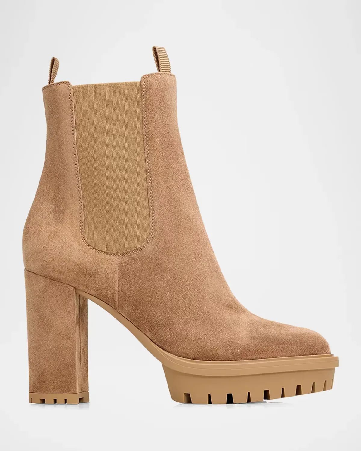70mm Suede Chelsea Boots