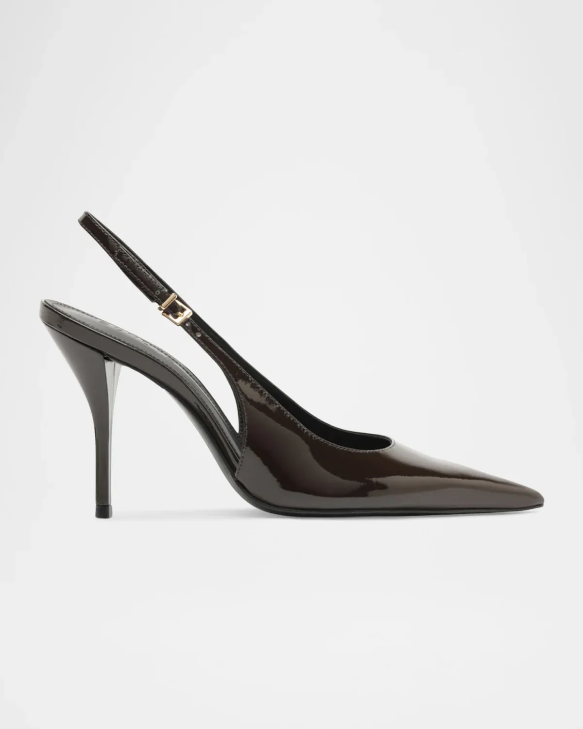 Liora 100mm Patent Leather Slingback Pumps