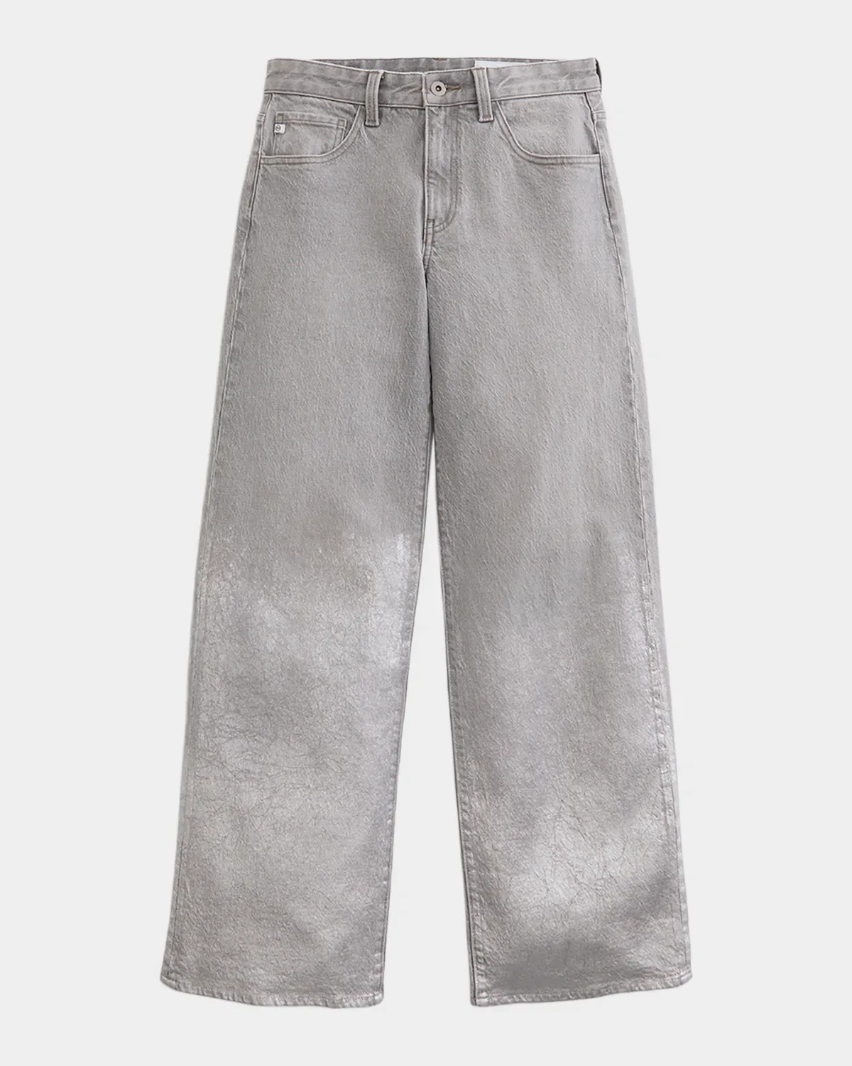 Saige Mid-Rise Wide-Leg Jeans by AG Jeans
