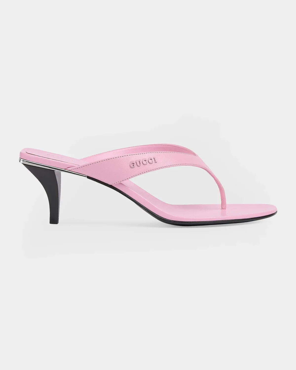 55mm Vittoria Leather Horsebit Sandals by Gucci