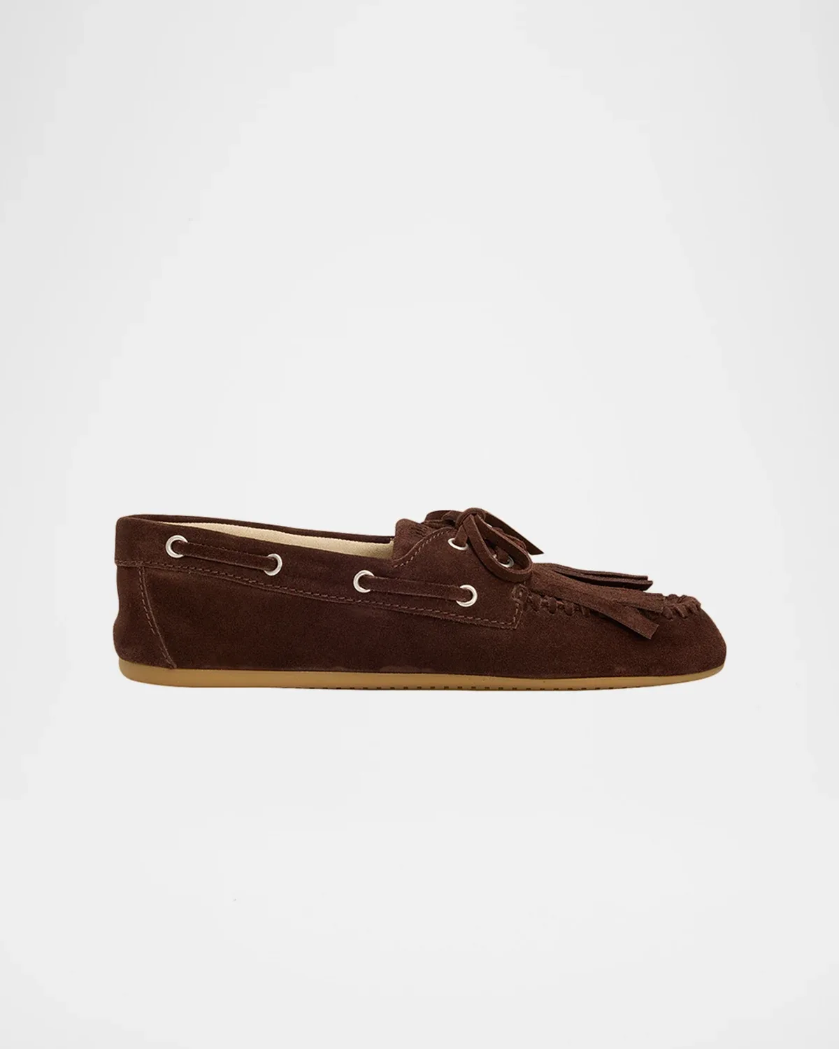 Fringe Suede Moccasin Loafers
