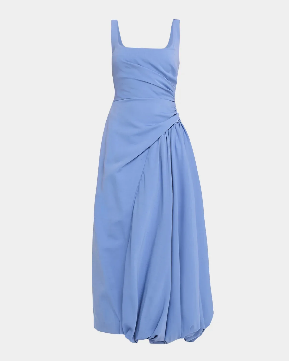 Faille Scoop-Neck Bubble Dress