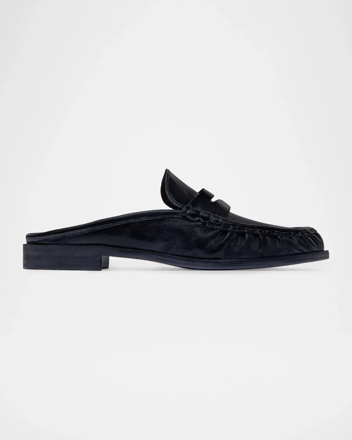 Tilda Leather Penny Loafer Mules