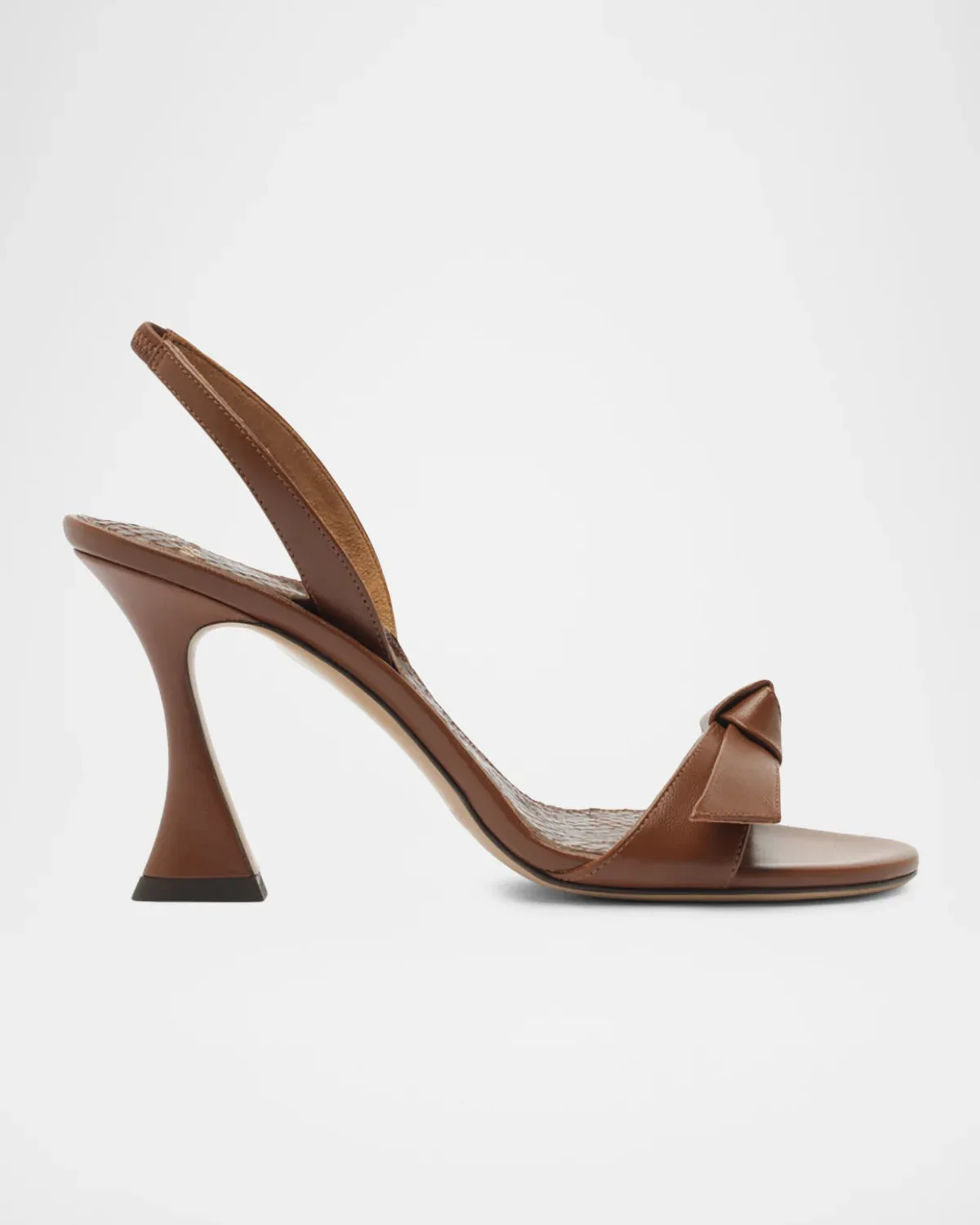 60mm Clarita Leather Slingback Sandals