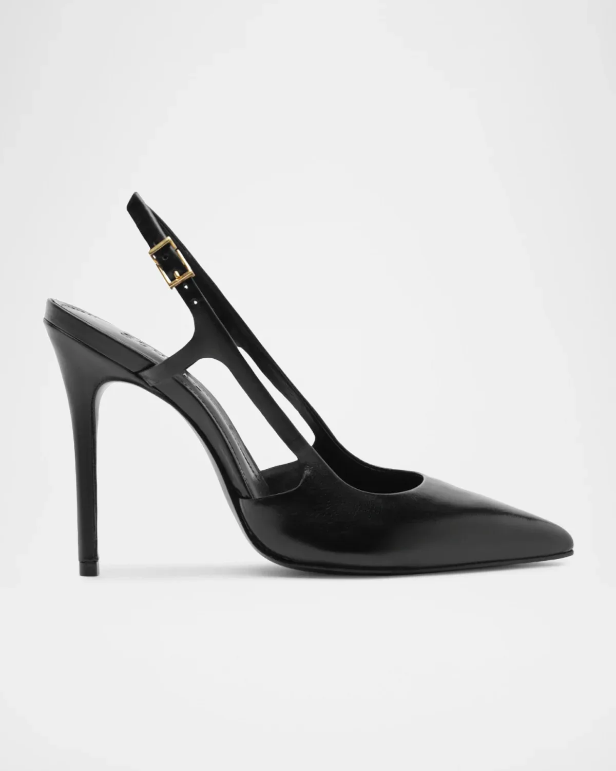 110mm Boris Leather Slingback Pumps
