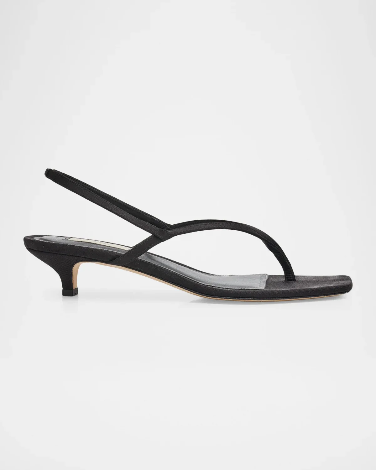 35MM Satin Slingback Flip Flops