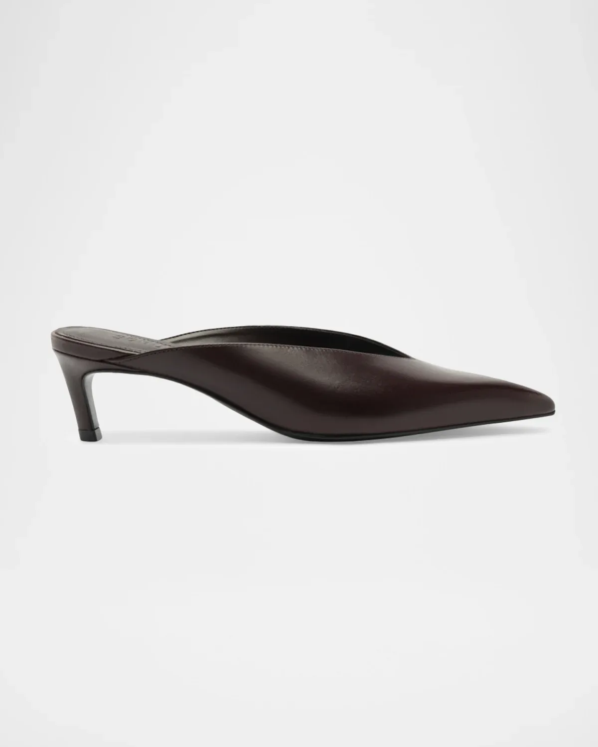 55mm Loren Leather Mule Pumps