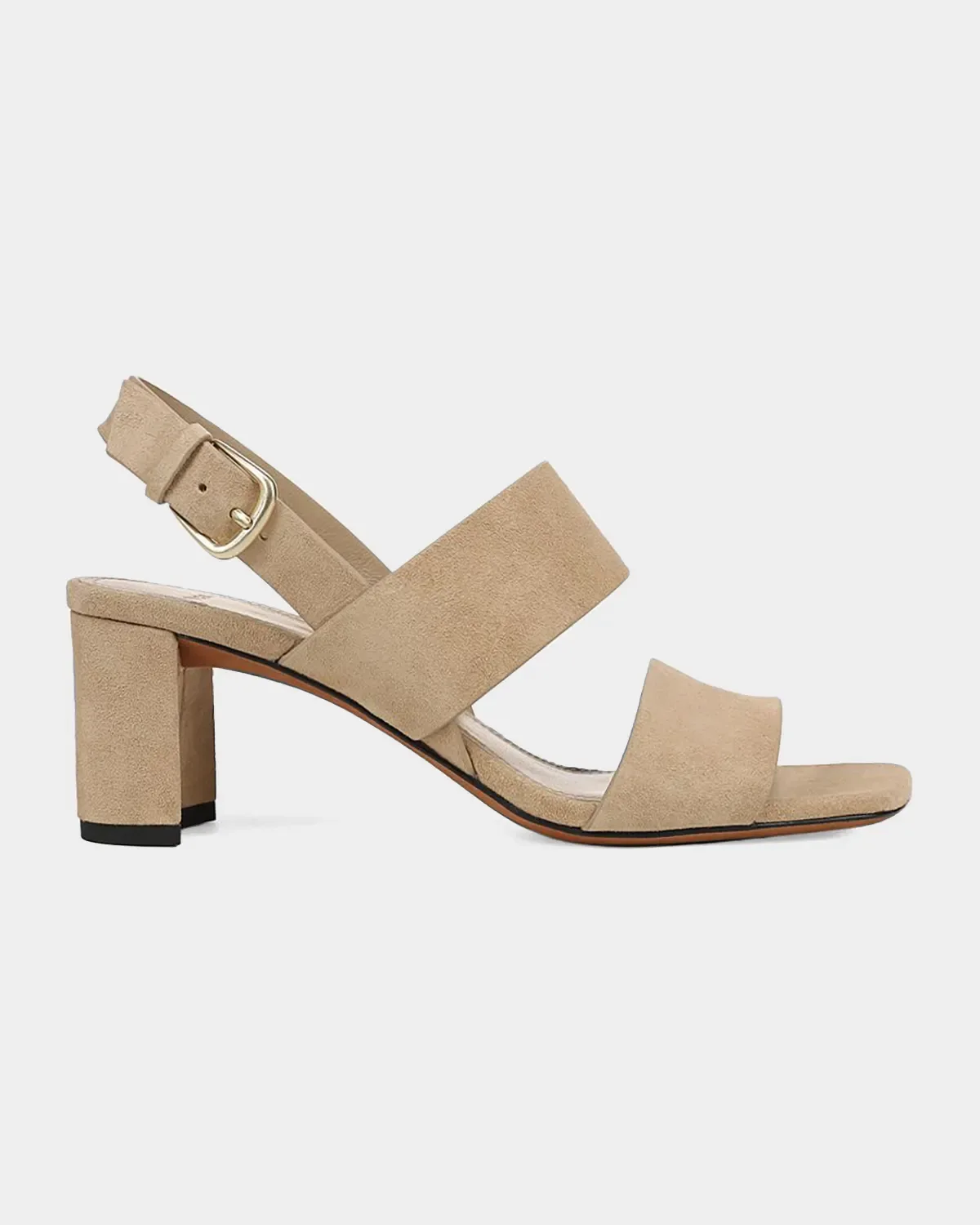 Oliana Suede Block-Heel Sandals
