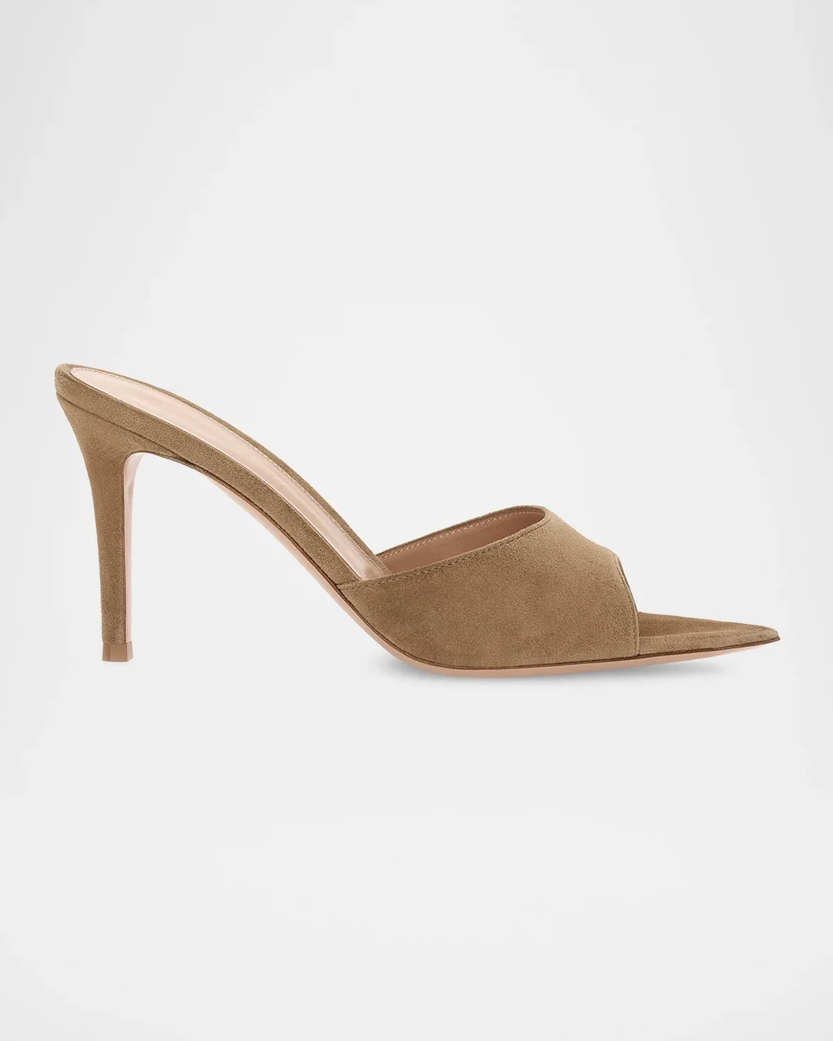 85mm Elle Suede Mule Pumps