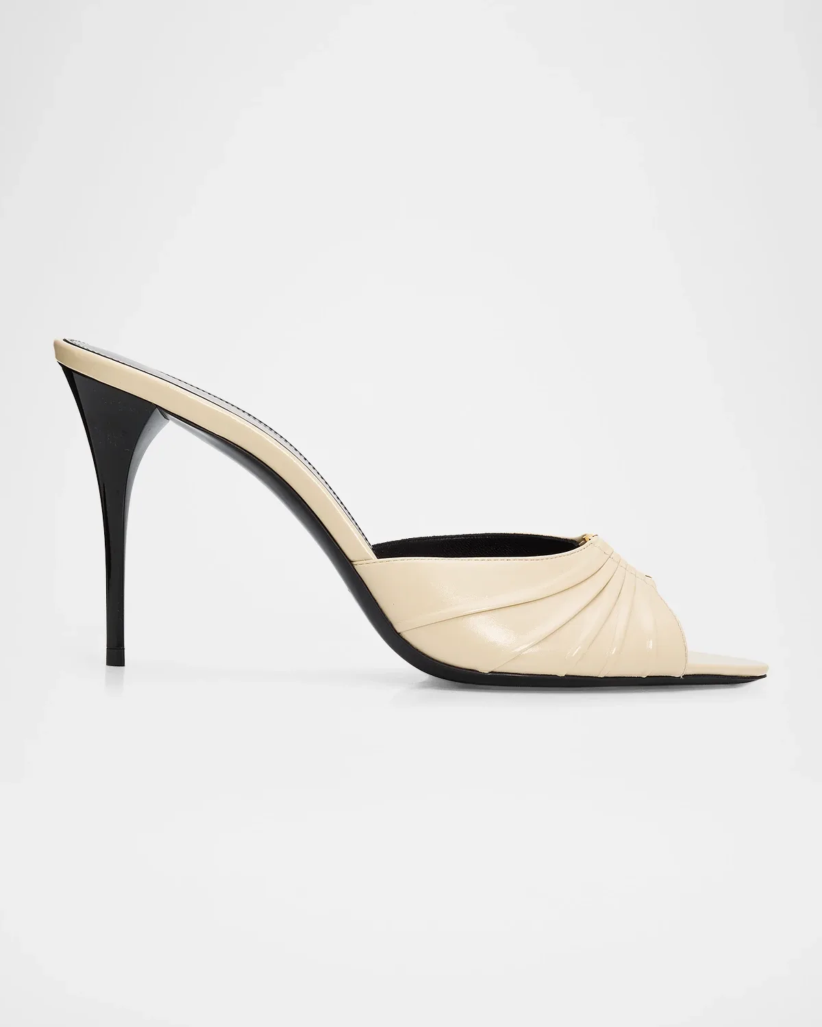 Babylone 90MM Leather Stiletto Mules