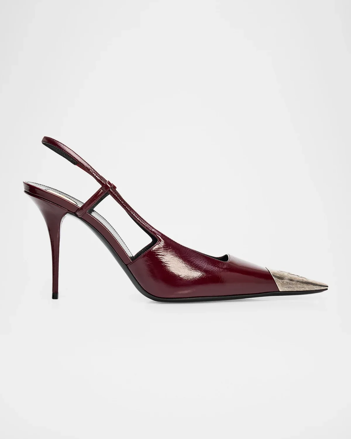 Cap-Toe Slingback Pumps