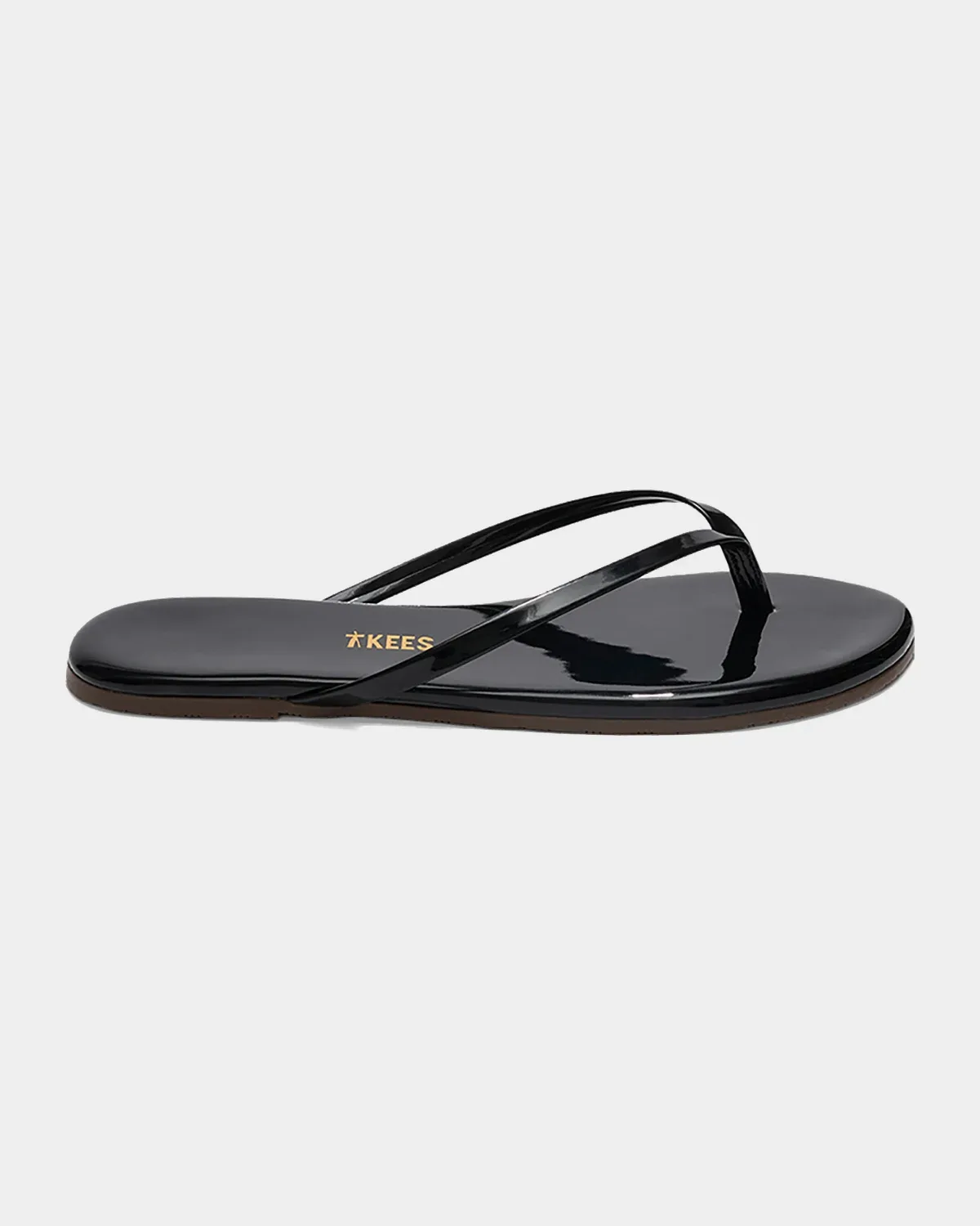 Lily Gloss Patent Leather Flip-Flops