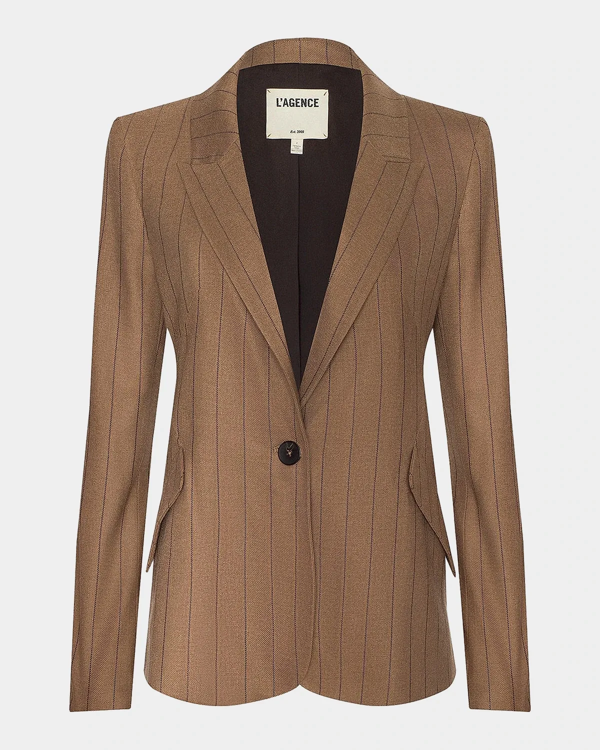 Chamberlain Pinstriped Single-Breasted Blazer