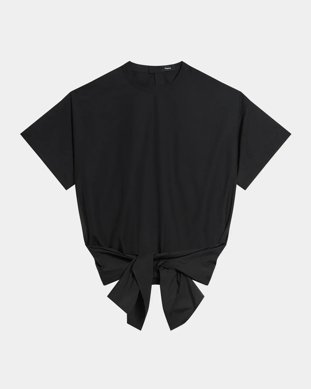 Boxy Tie-Front Top