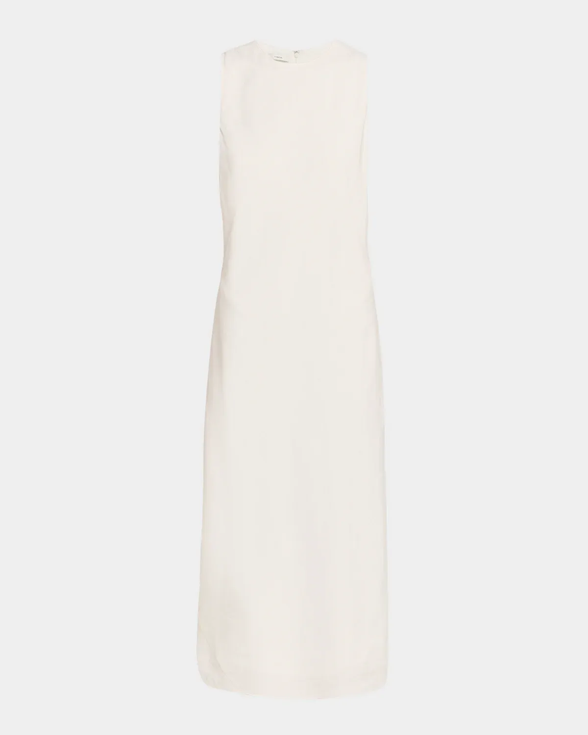Bias Linen Midi Dress
