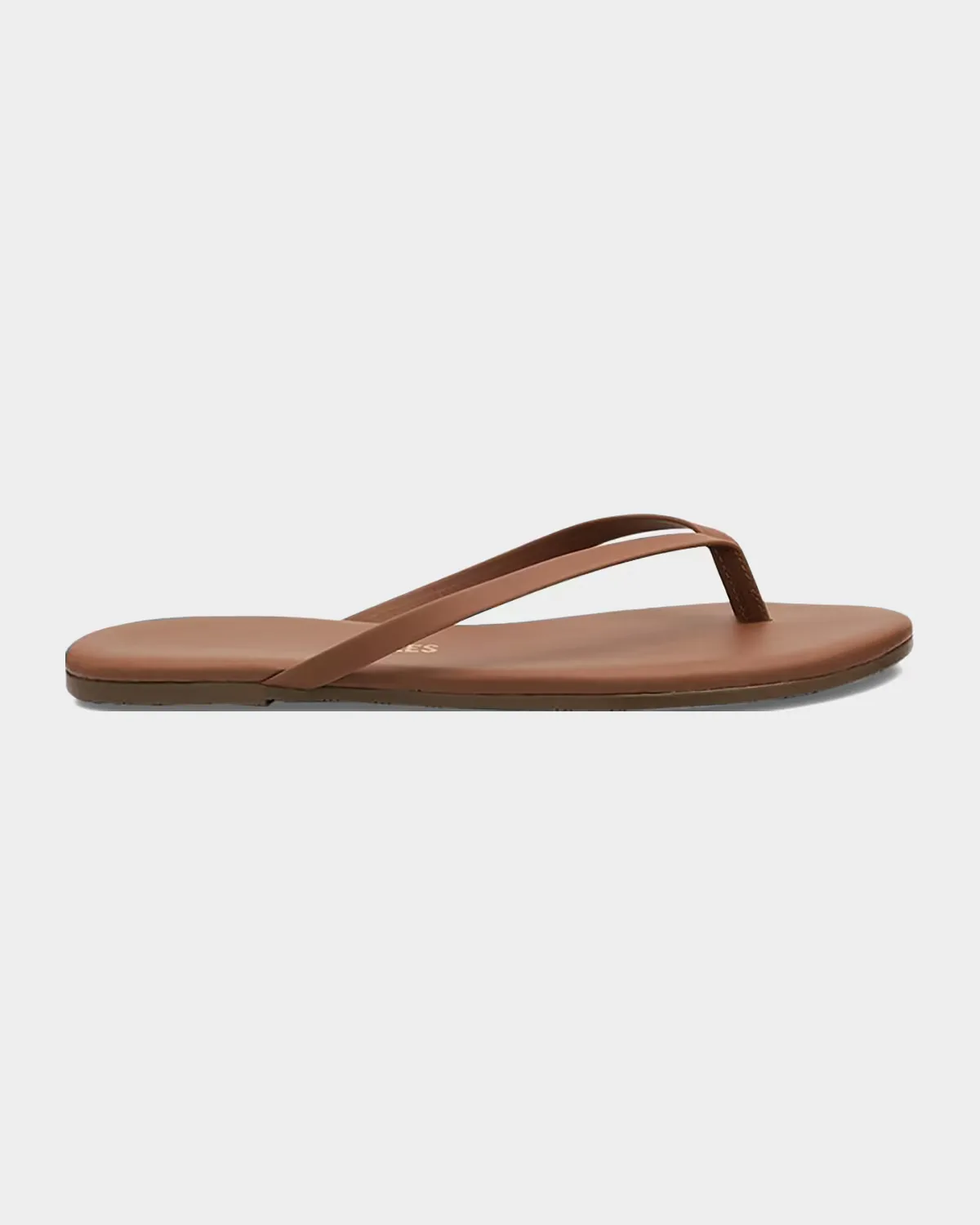 Lily Leather Flat Thong Sandals