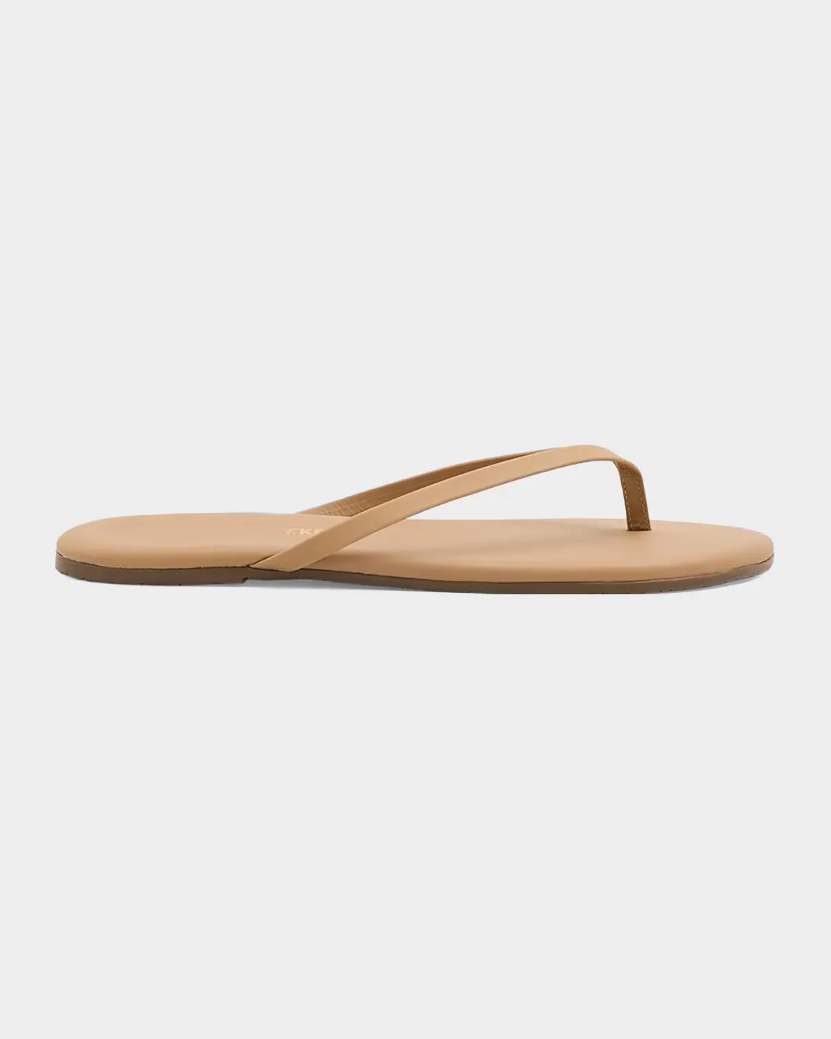 Lily Leather Flat Thong Sandals