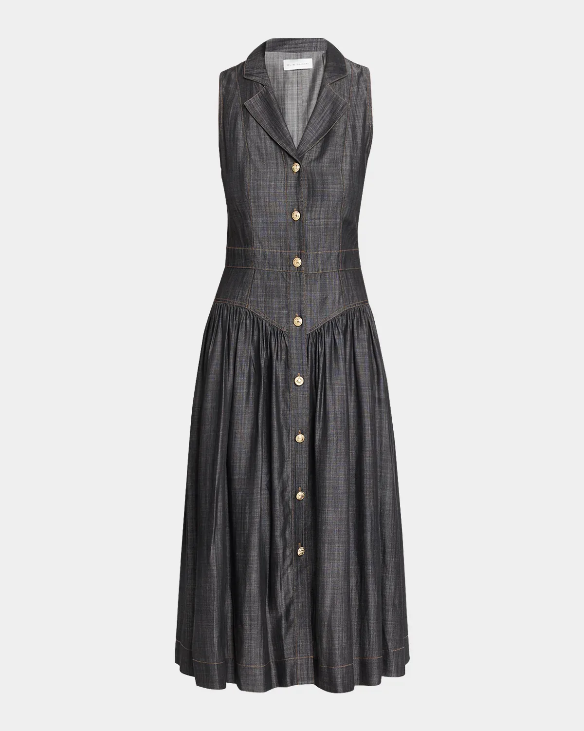 July the Madison Denim Midi Dress