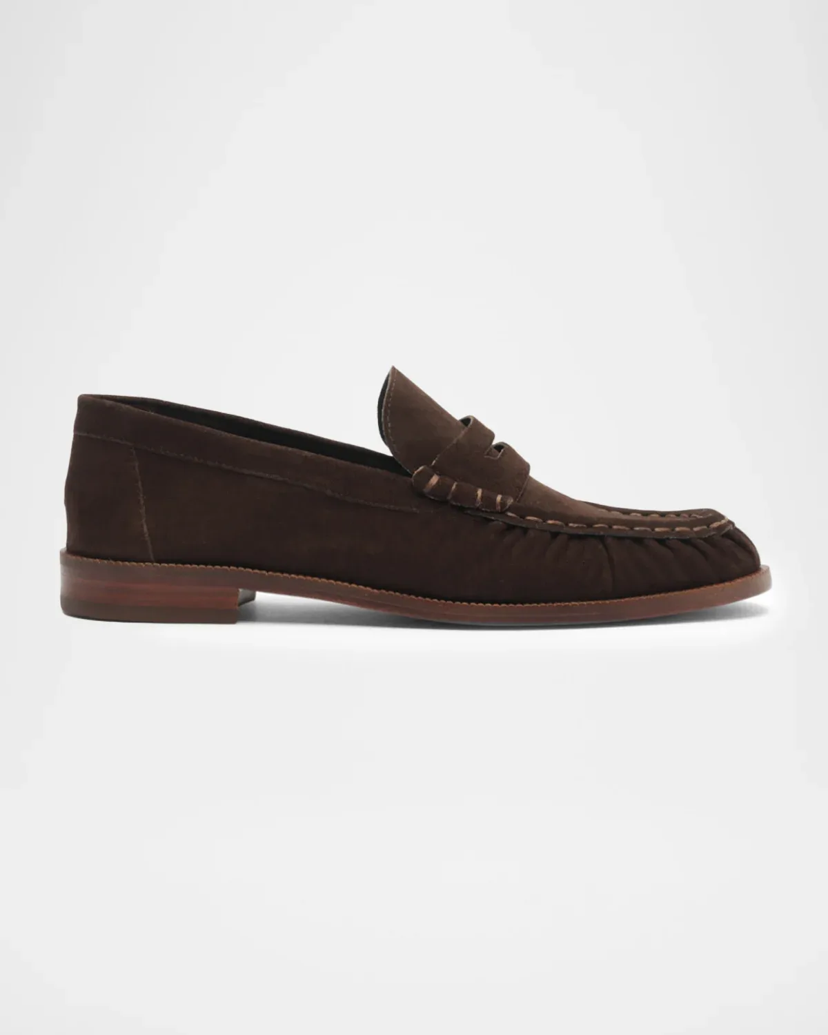 Tyche Suede Penny Loafers
