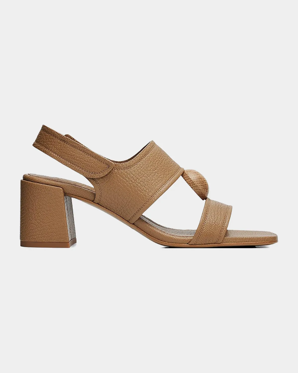 55mm Uriana Leather Slingback Sandals