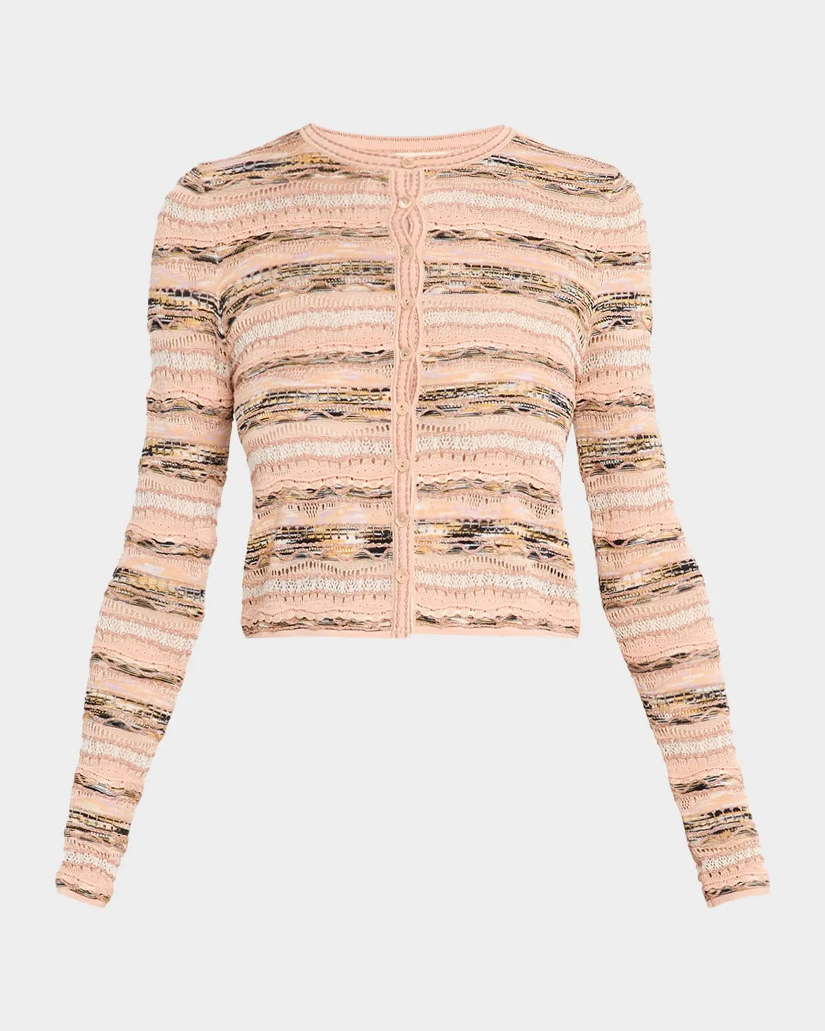 Mia Wavy Knit Cardigan