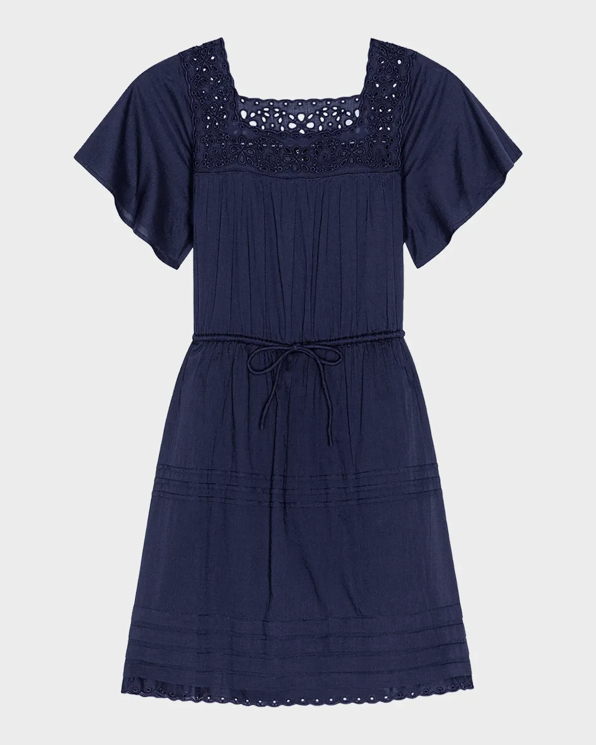 Gale Cotton Voile Mini Dress