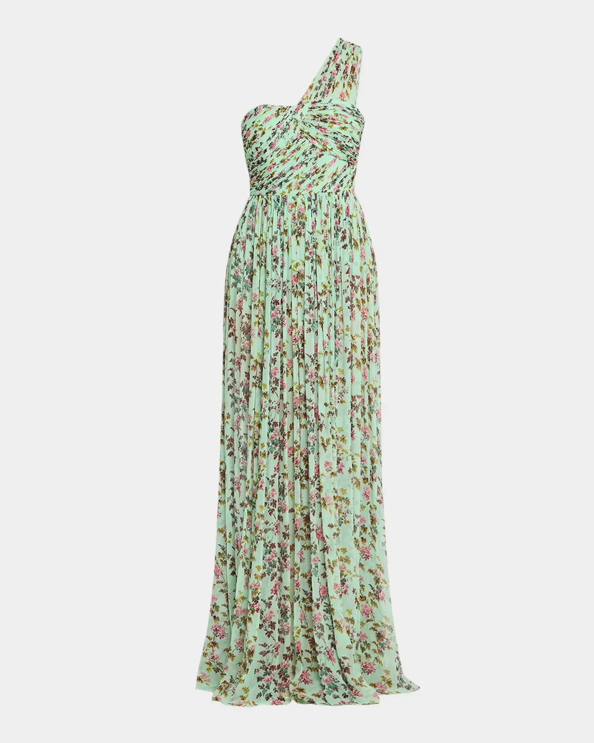 Aureline Floral Silk Gown